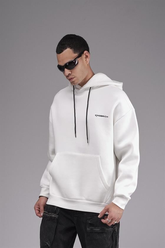 Image of Hanorac unisex cu imprimeu oversize și croială tip hoodie