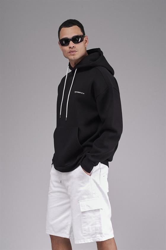 Image of Hanorac unisex cu imprimeu oversize și croială tip hoodie