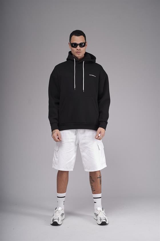 Image of Hanorac unisex cu imprimeu oversize și croială tip hoodie