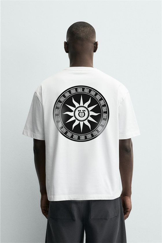 Image of Tricou Kingbrich Apollo Print Oversize Fit Basic pentru bărbați
