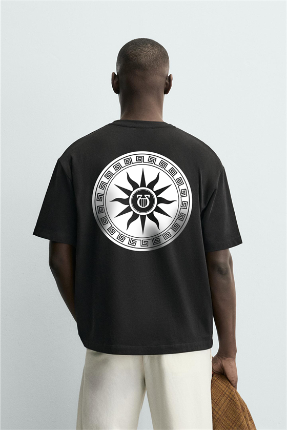 Image of Kingbrich Apollo Print Oversize Fit Basic Men's T-Shirt