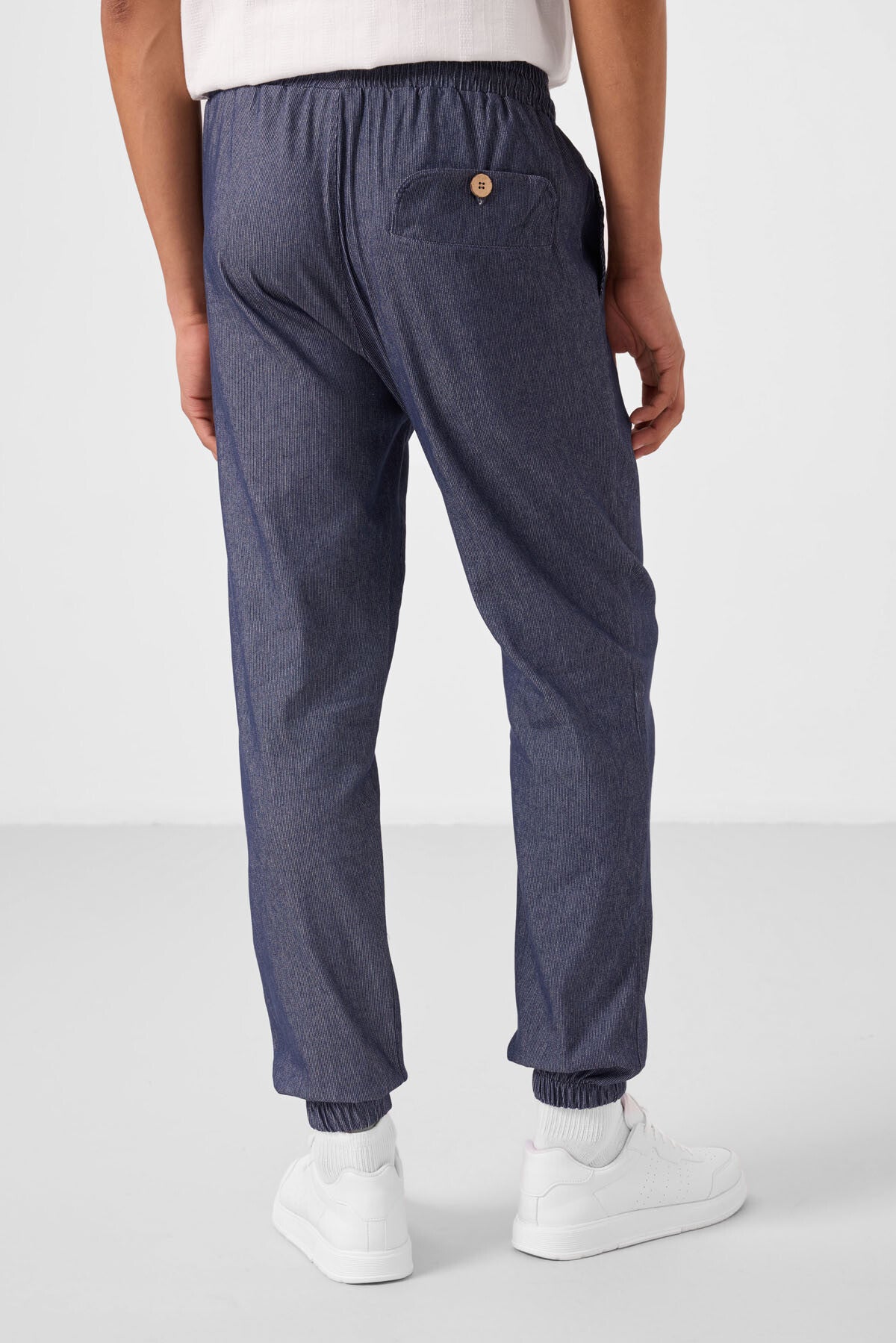 Image of Kot Lacivert Standart Fit Dokuma Hafif Esnek Chino Erkek Pantolon - 82176
