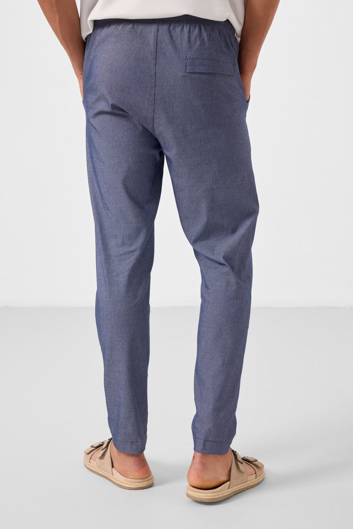 Image of Pantaloni chino ușori, elastici, bleumarin, pentru bărbați - 82180