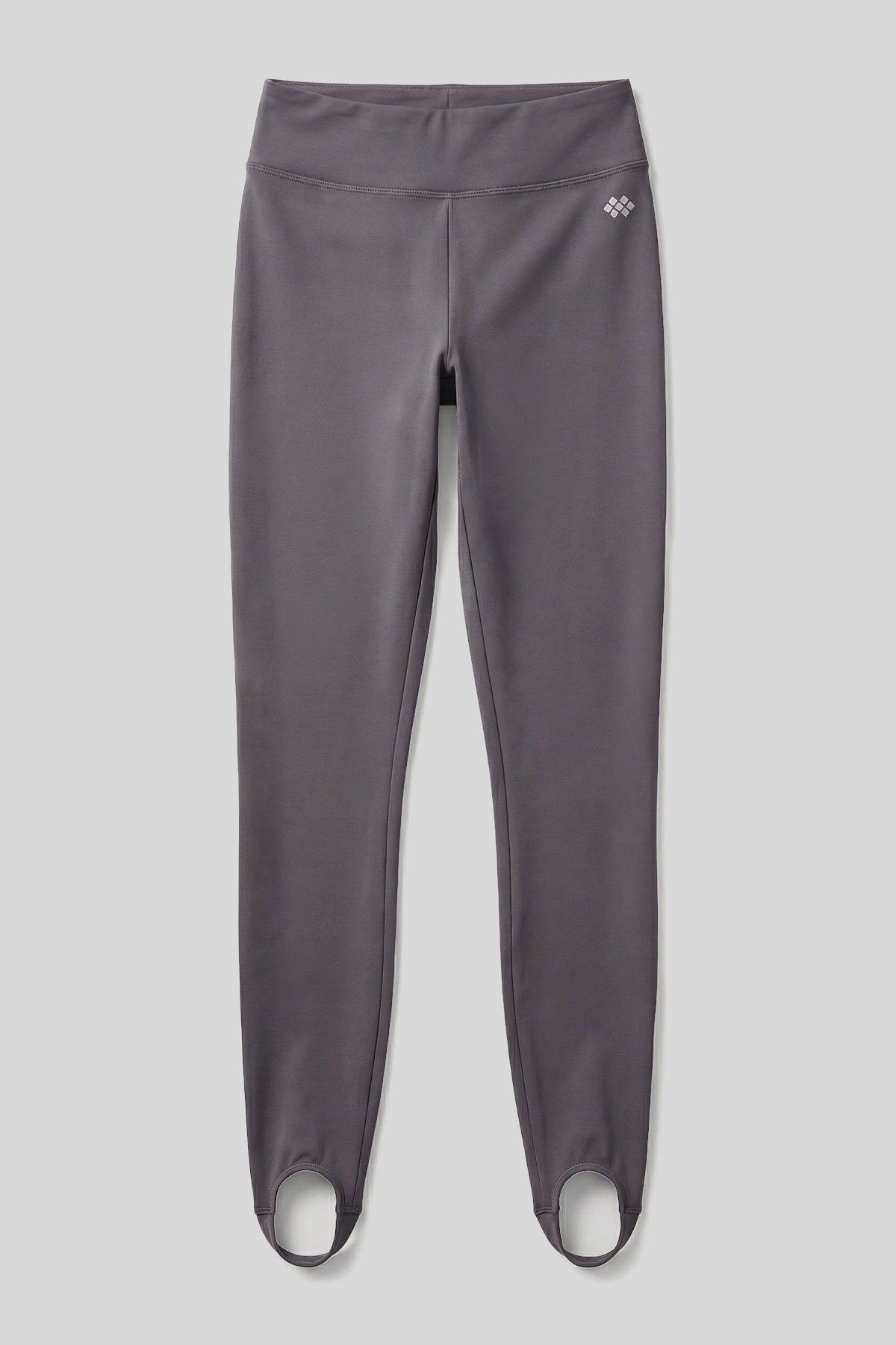 Image of Koyu Gri Standart Fit Esnek Spor Performans Kadın Topuklu Tayt - 94685