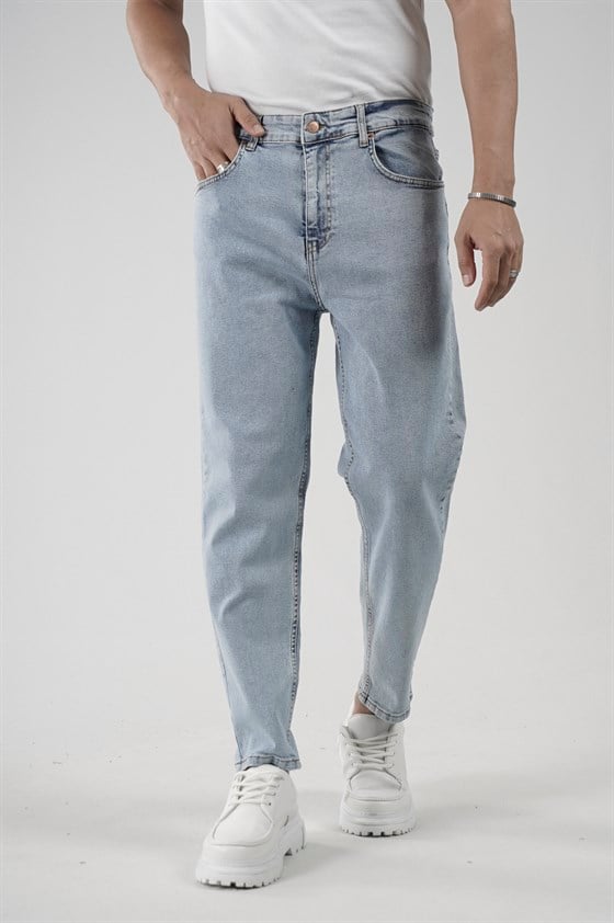 Image of Blugi bărbătești Lycra Boyfriend Fit, lungime gleznă