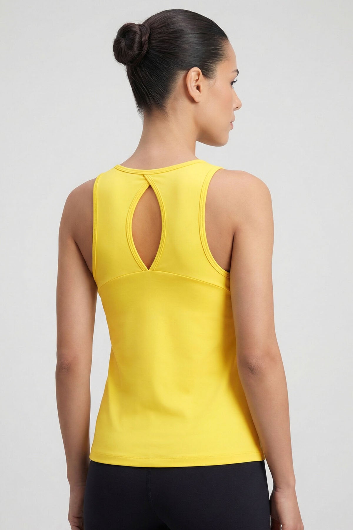 Image of Limon Standart Fit Çapraz Sırt Detaylı Kadın Spor Atlet - 97296
