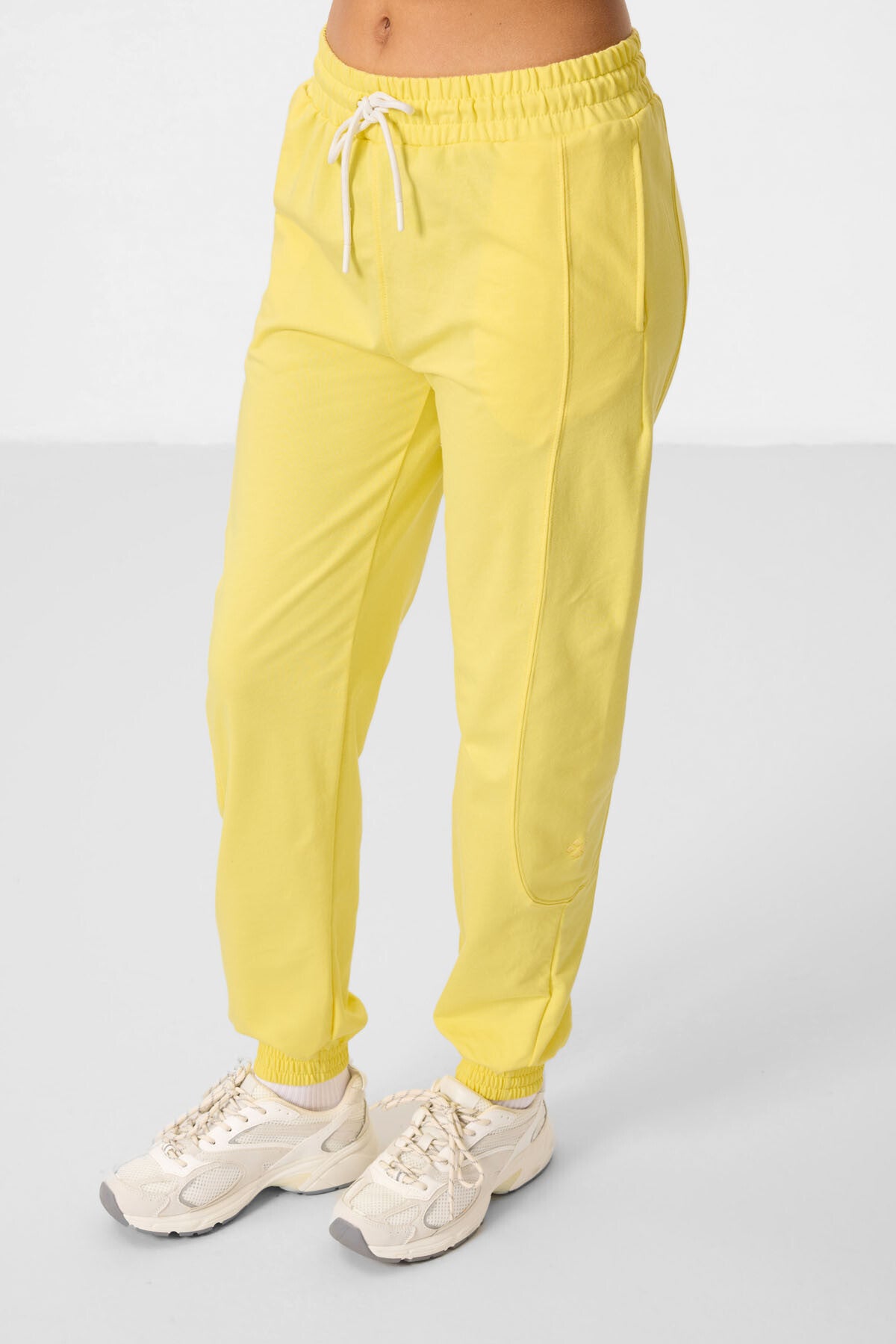 Image of Limon O Yaka Basic Oversize Kadın Eşofman Tunik Takım - 95347