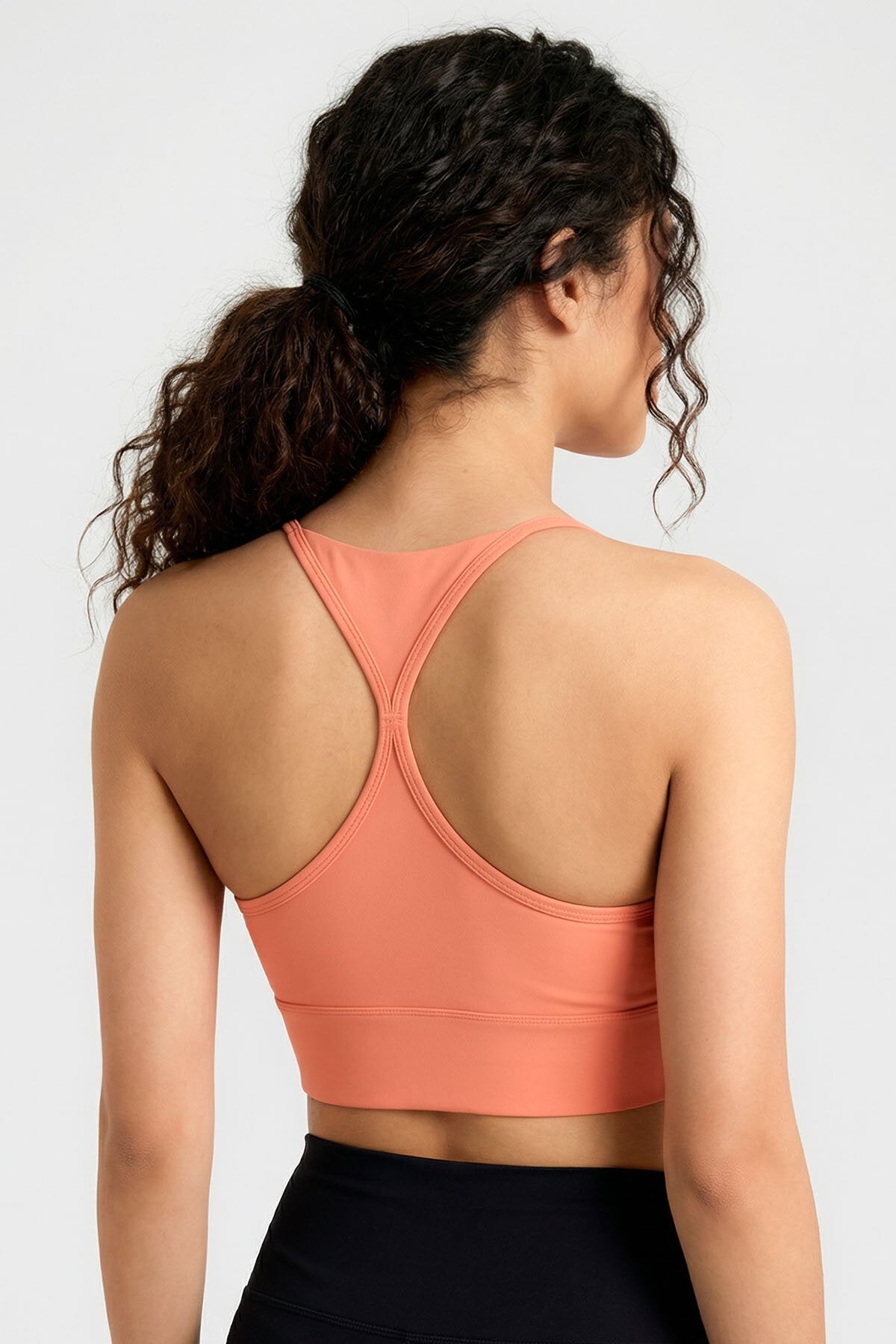 Image of Mercan Standart Fit Baskılı Sırt Detaylı Kadın Spor Büstiyer - 97300