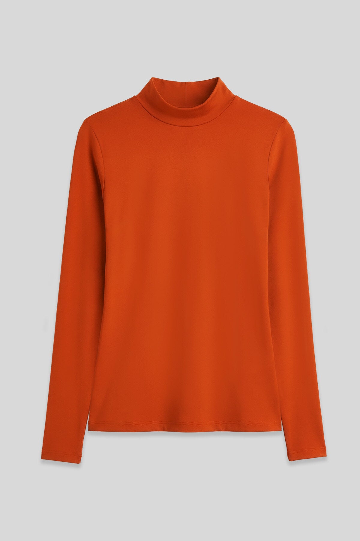 Image of Oranj Balıkçı Yaka Basic Uzun Kollu Kadın Body - 97306