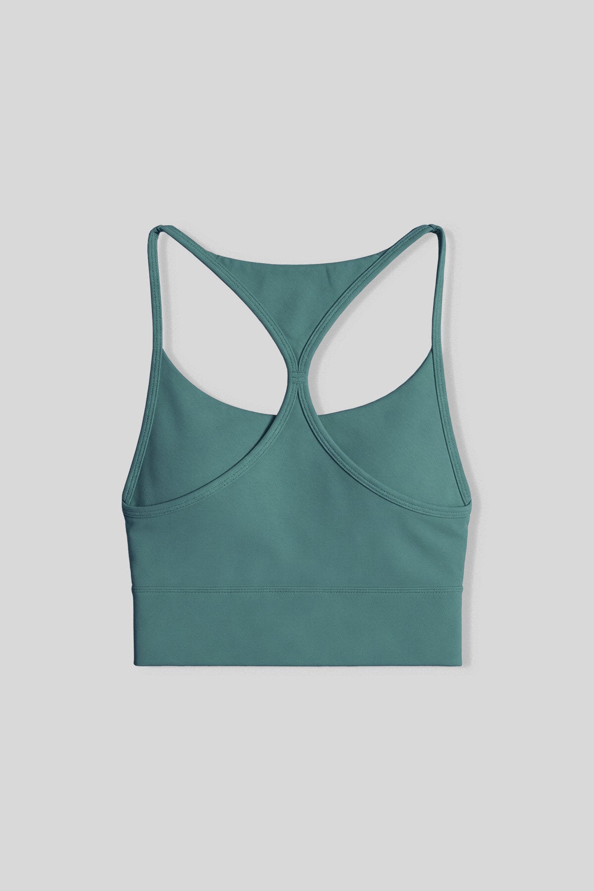 Image of Orman Yeşili Standart Fit Baskılı Sırt Detaylı Kadın Spor Büstiyer - 97300