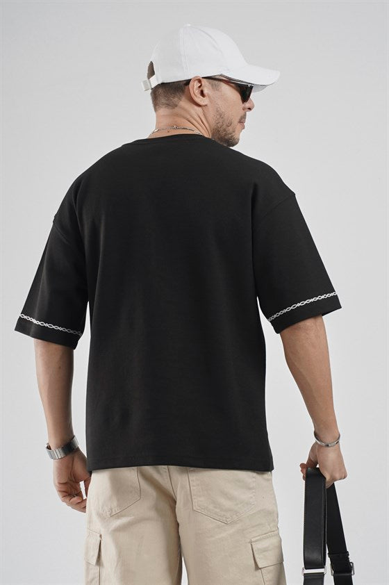 Image of Oversize Kalıp Authenticity Nakış Detaylı Tişört