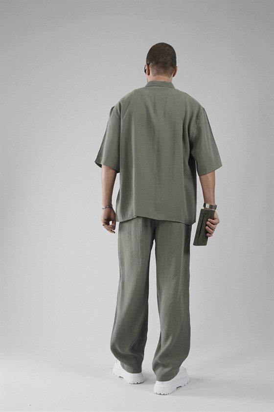 Image of Set bărbătesc din modal, croială oversize, format din două piese