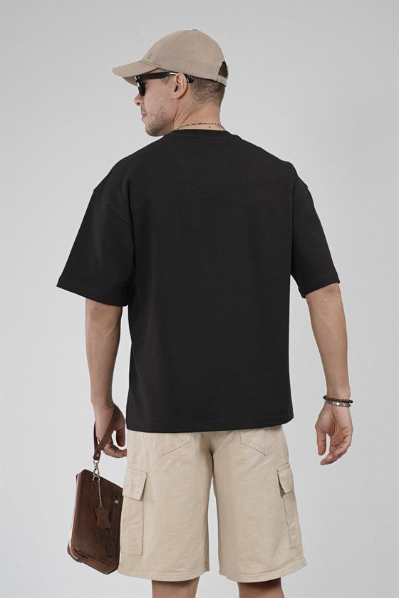 Image of Oversize Kalıp Kingbrich Baskılı Tişört