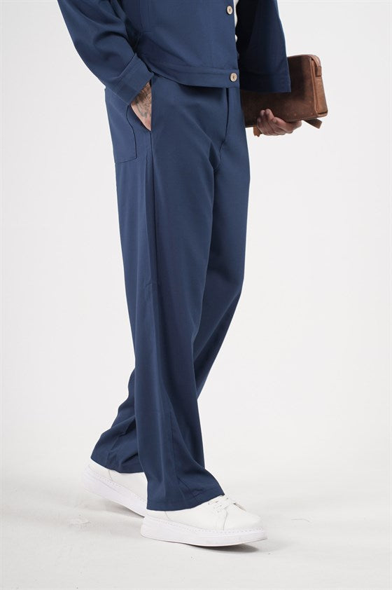 Image of Oversize Kalıp Kumaş Blazer Alt Üst Takım