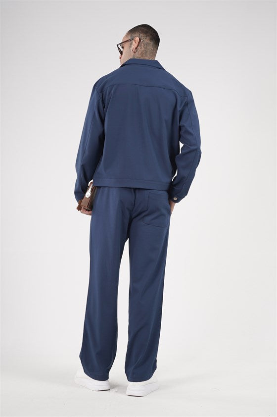 Image of Oversize Kalıp Kumaş Blazer Alt Üst Takım