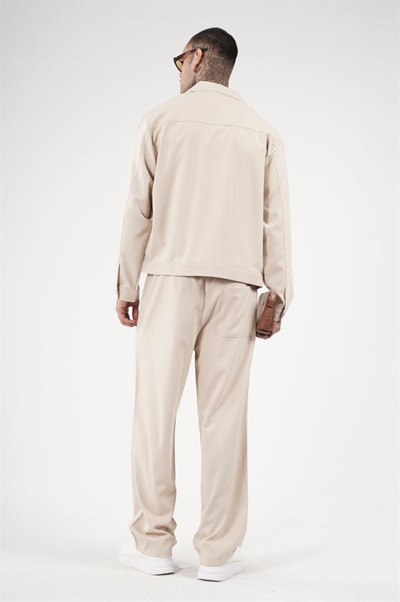Image of Oversize Kalıp Kumaş Blazer Alt Üst Takım