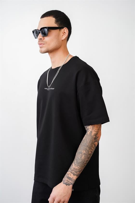 Image of Tricou unisex cu imprimeu Pablo Escobar Is Cheaming, mărime supradimensionată