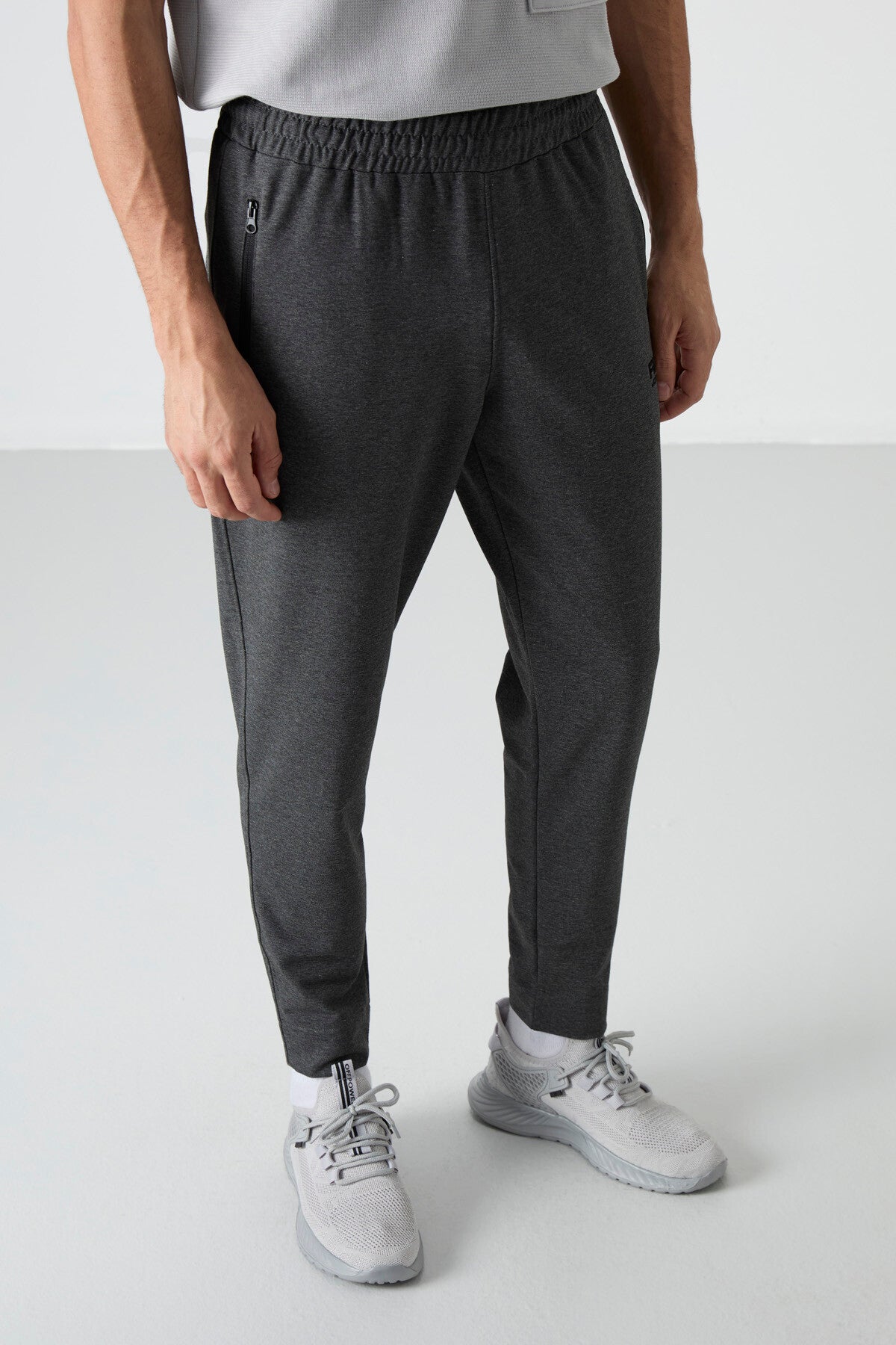 Image of Barton Antrasit Melanj Jogger Erkek Eşofman Alt - 84952