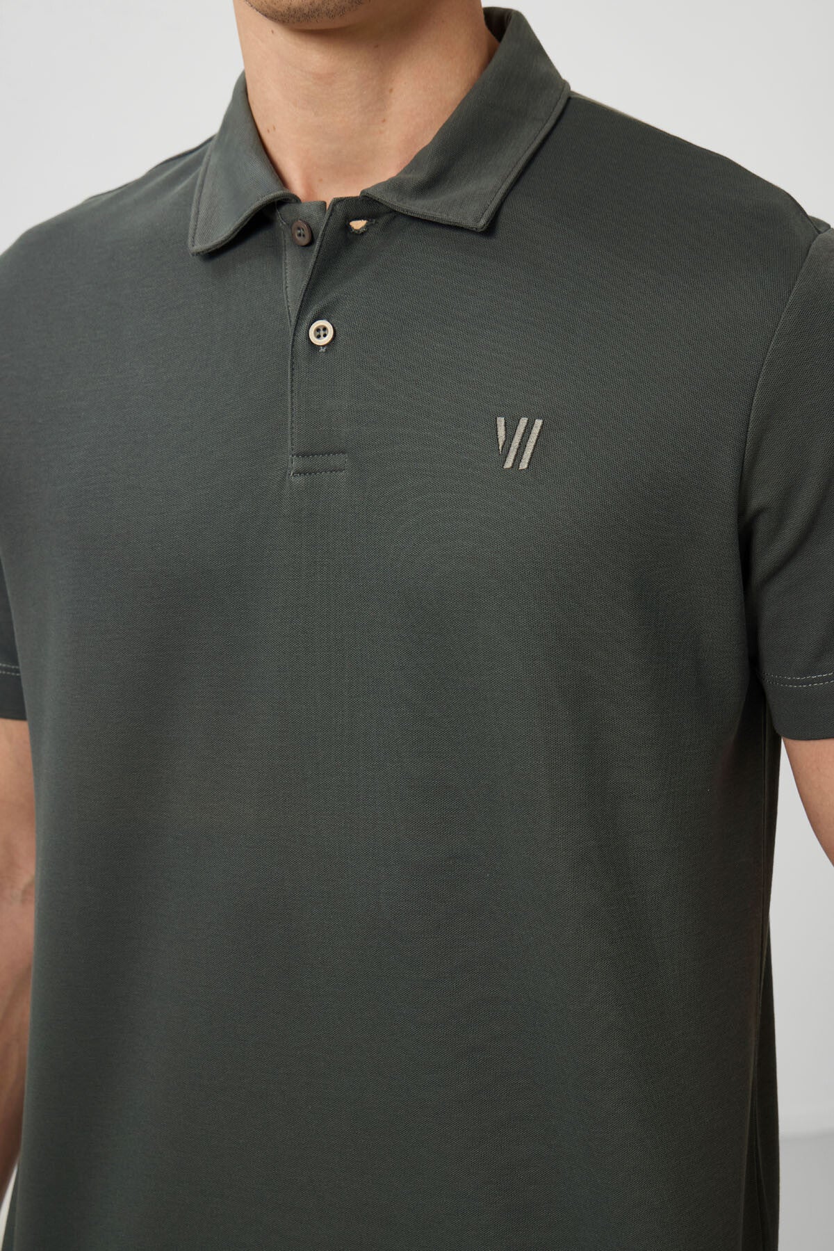 Image of Tricou pentru bărbați Çağla Standard Fit Basic Guler Polo - 87768
