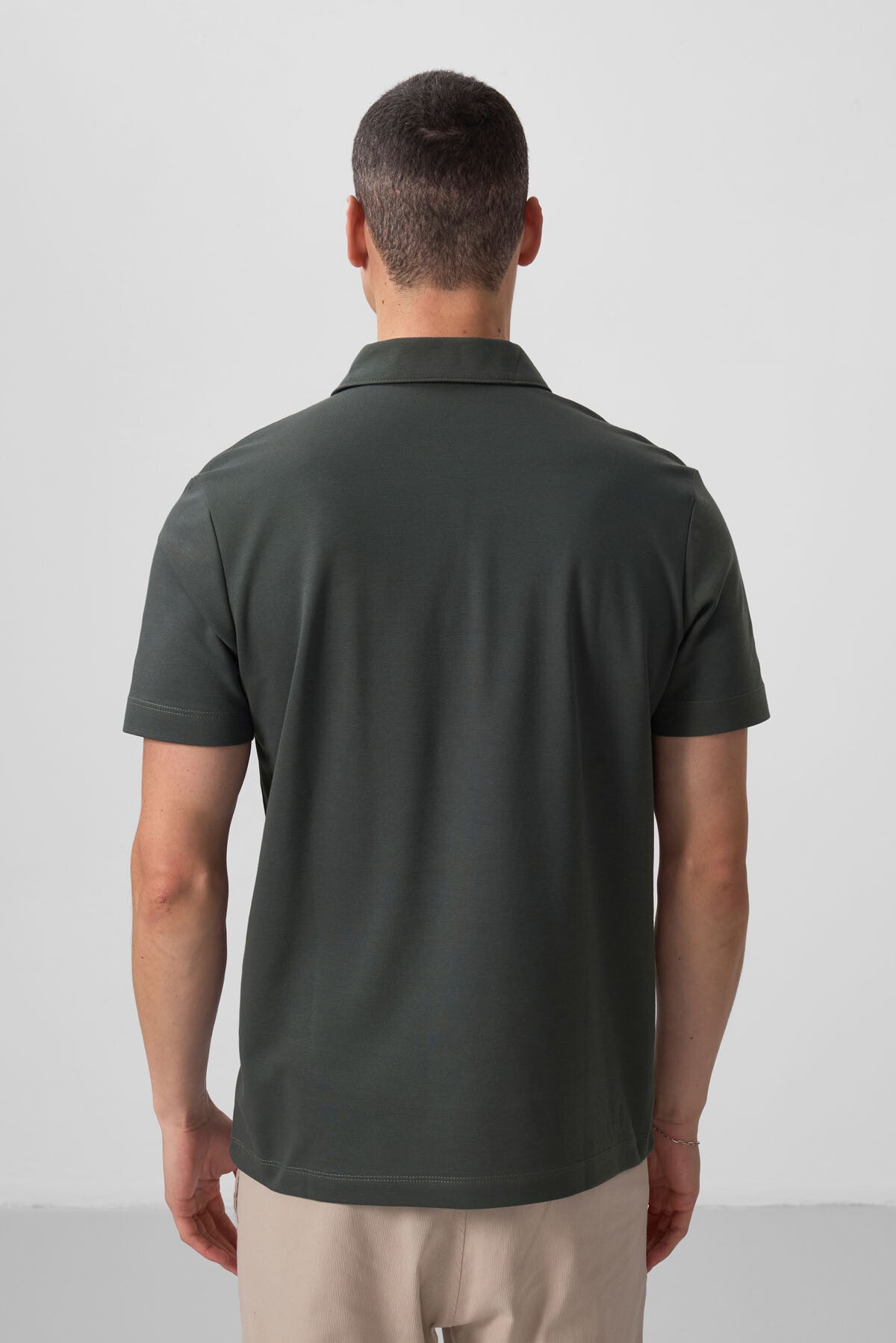 Image of Çağla Standart Kalıp Basic Polo Yaka Erkek T-Shirt - 87768