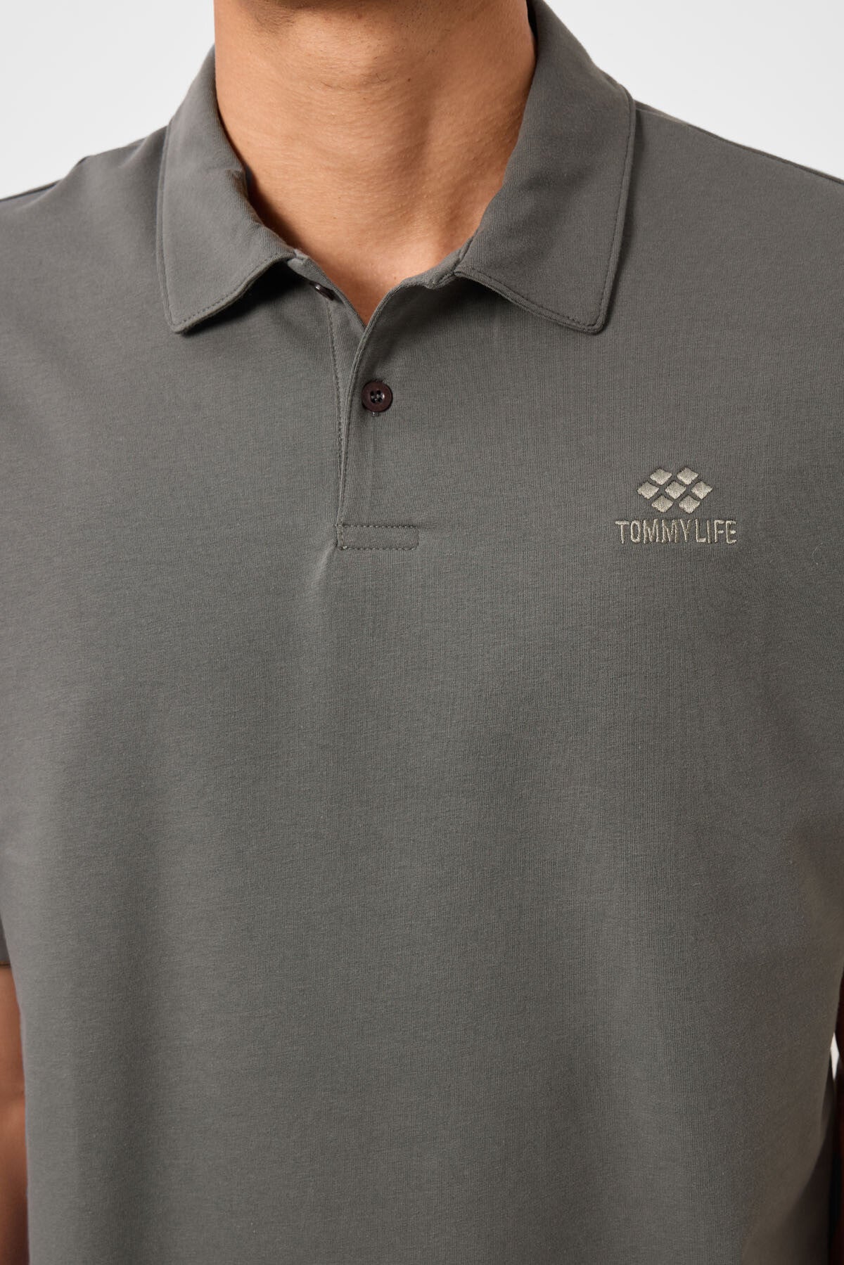 Image of Tricou pentru bărbați Çağla Standard Fit Basic Guler Polo - 87748
