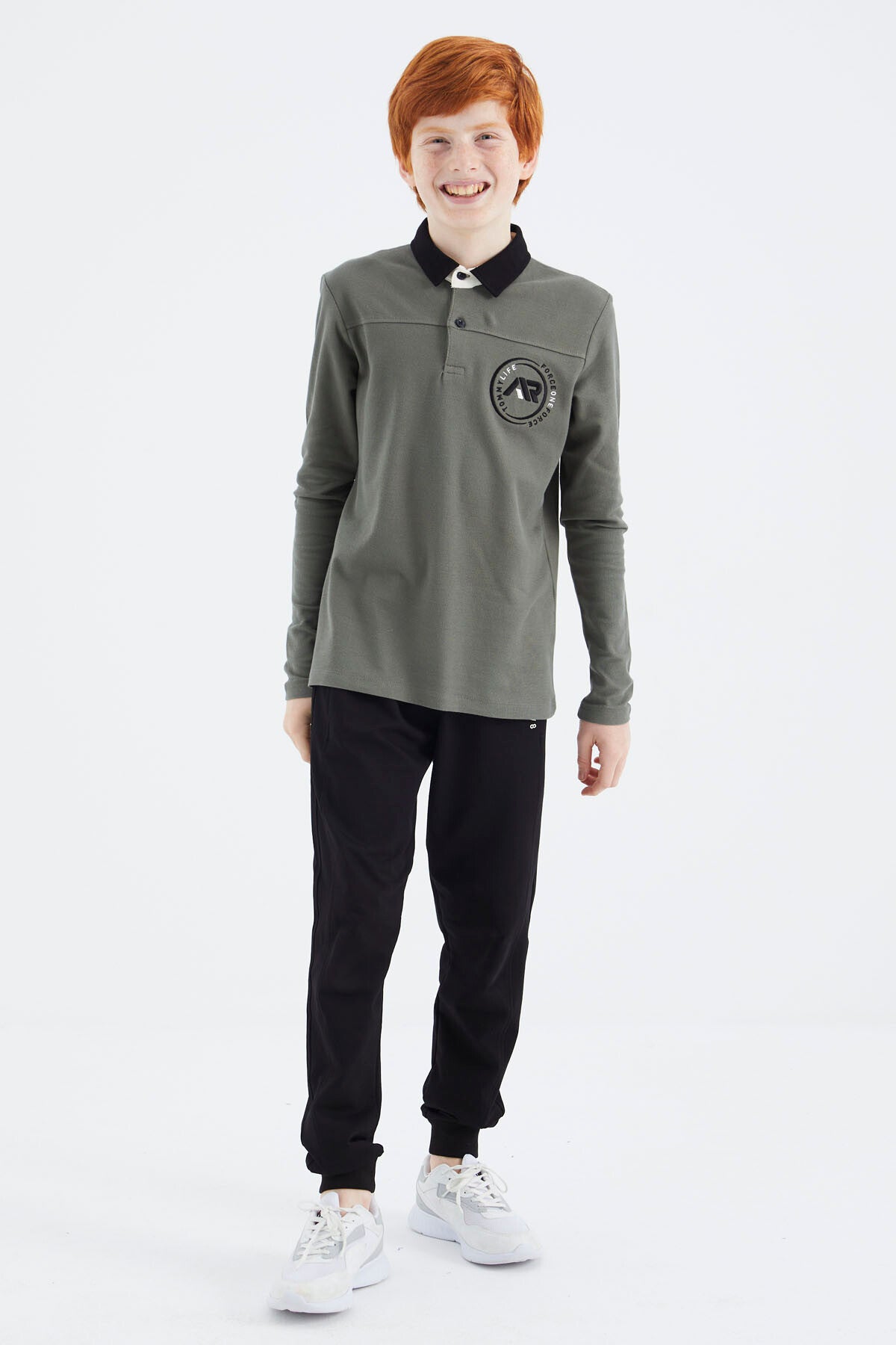 Image of Çağla Polo Yaka Erkek Çocuk T-Shirt - 11172