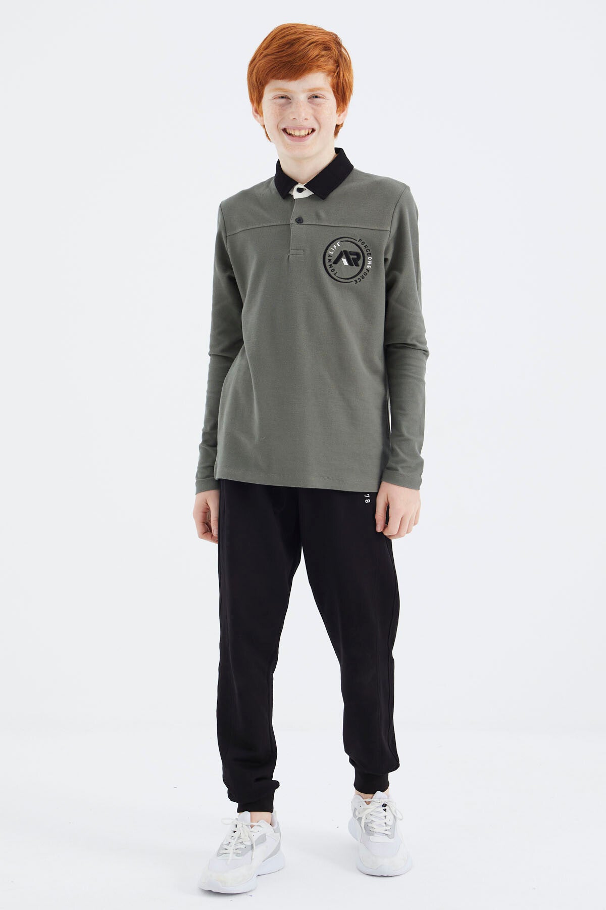 Image of Çağla Polo Yaka Erkek Çocuk T-Shirt - 11172