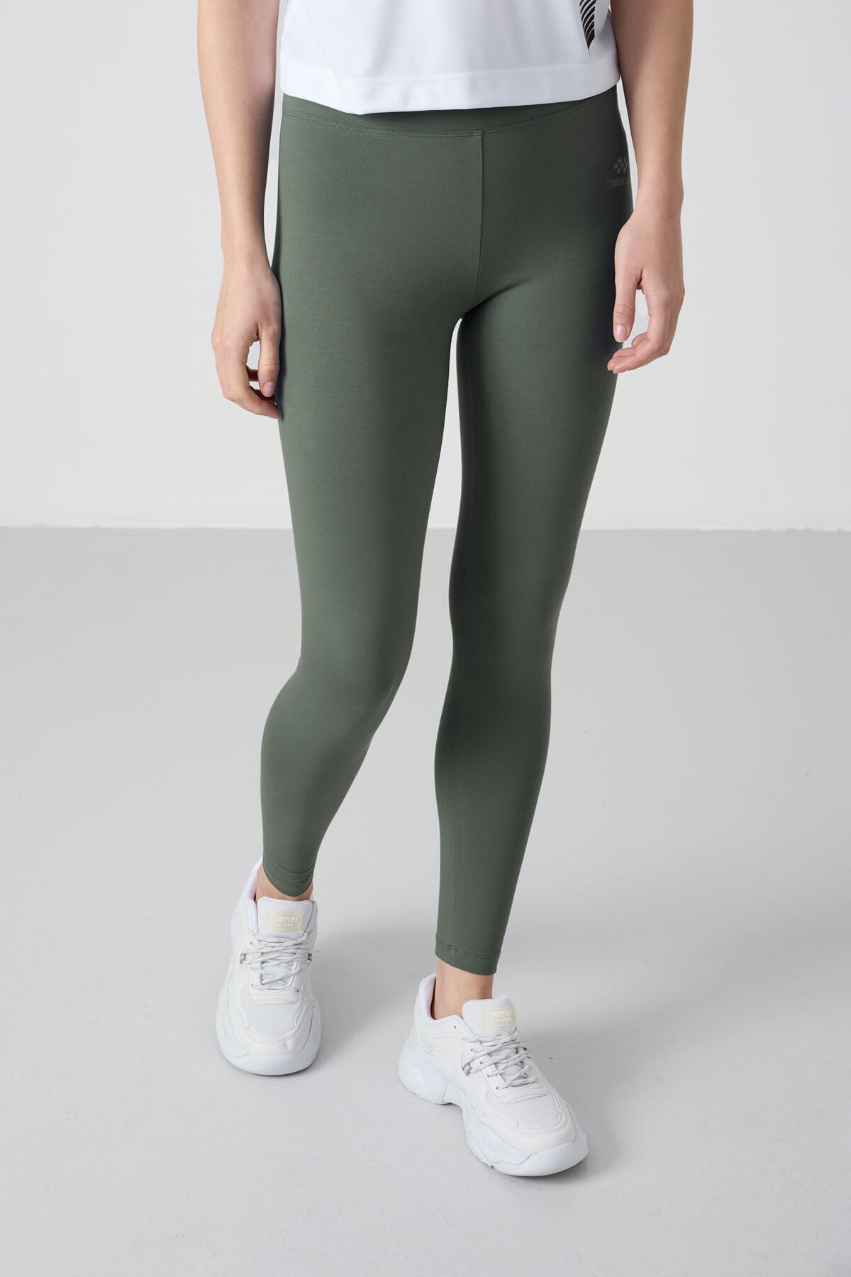 Image of Çağla Yüksek Bel Toparlayıcı Slim Fit Dar Paça Kadın Tayt - 94011