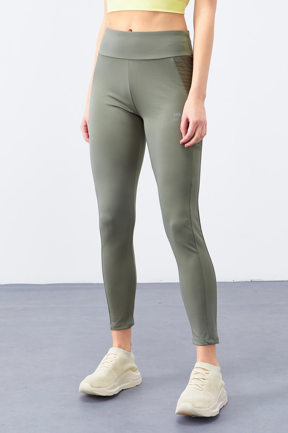 Image of Çağla Yüksek Bel Toparlayıcı Slim Fit Dar Paça Kadın Tayt  - 94568