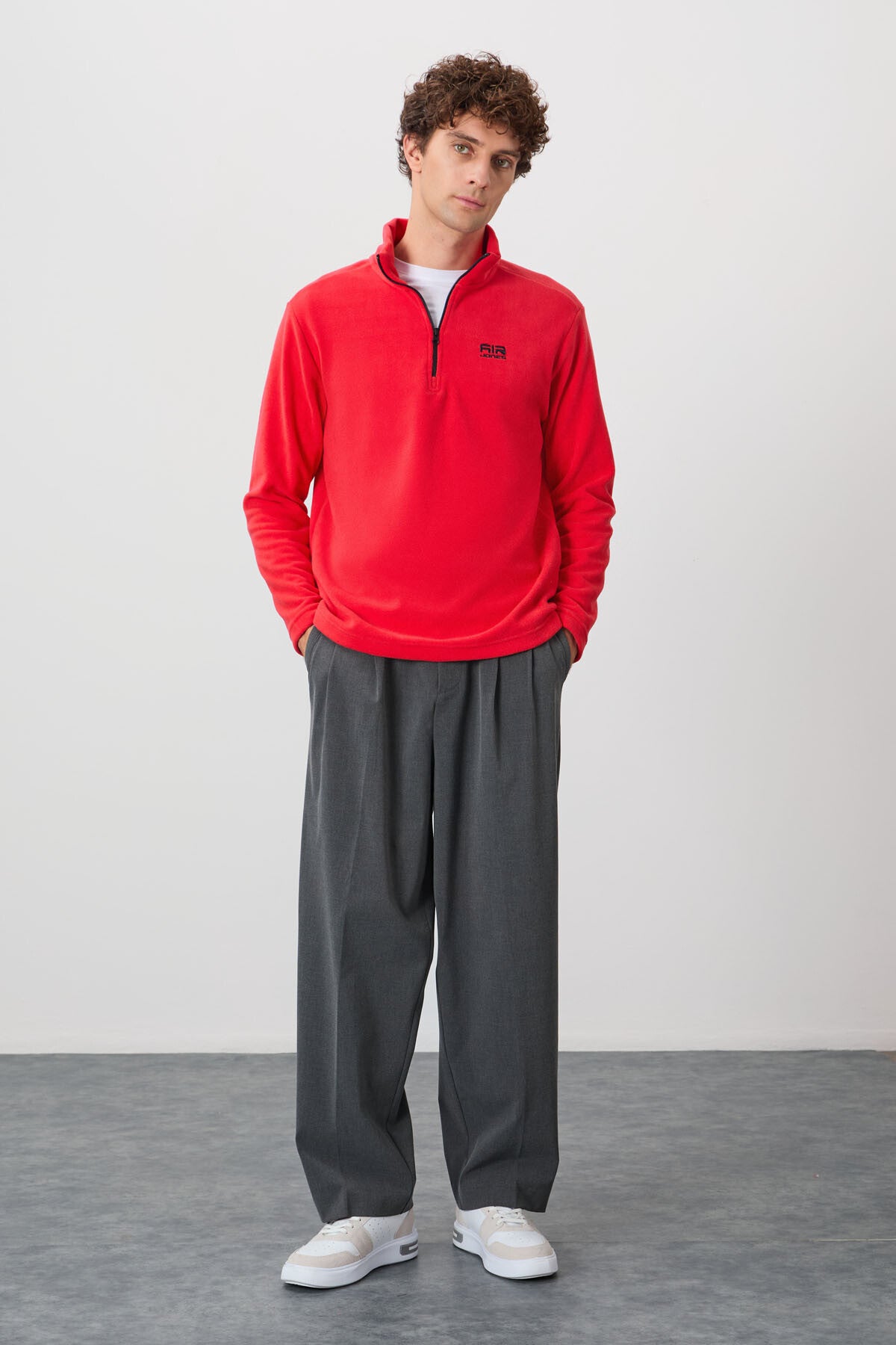 Image of River Fiesta Dik Yaka Erkek Polar Sweatshirt - 88310