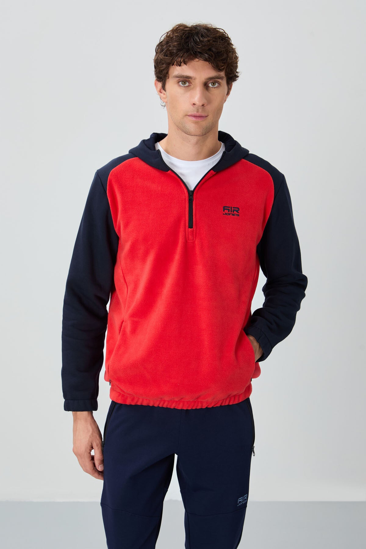 Image of Ruby Fiesta Standart Kalıp Polar Erkek Sweatshirt - 88300
