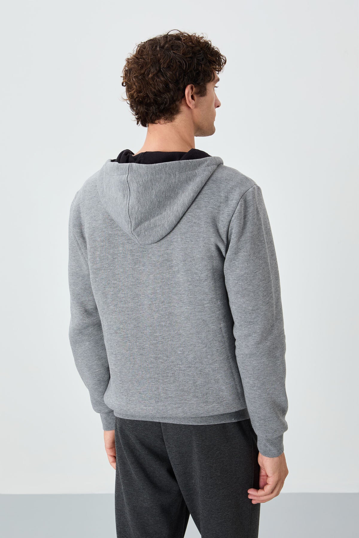 Image of Hector Gri Melanj Şardonlu Erkek Sweatshirt - 88139