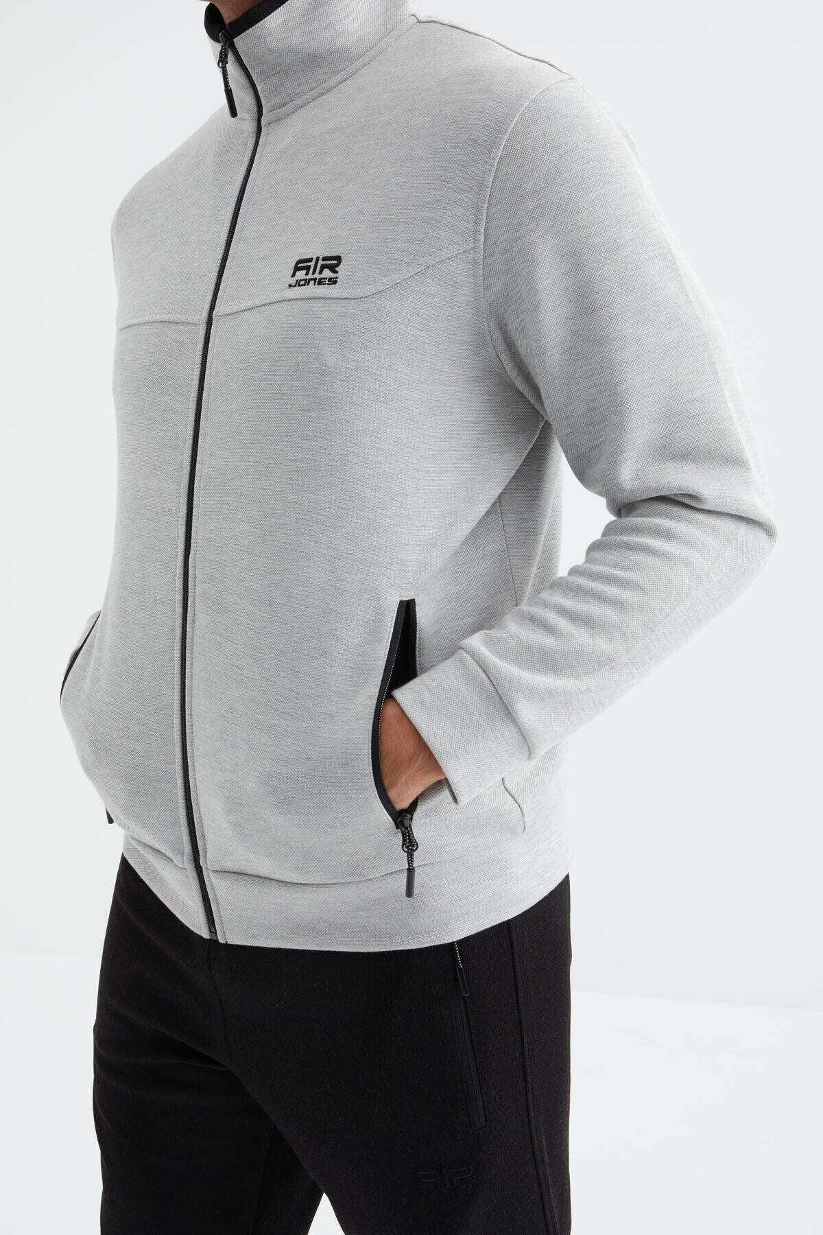 Image of Hugo Gri Melanj - Siyah Jogger Erkek Eşofman Takım - 85198