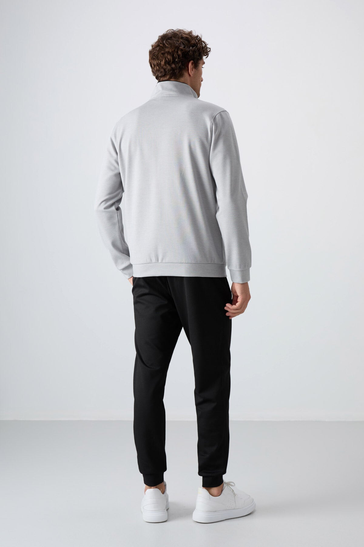 Image of Hugo Grey Melange - Set trening bărbătesc negru Jogger - 85198