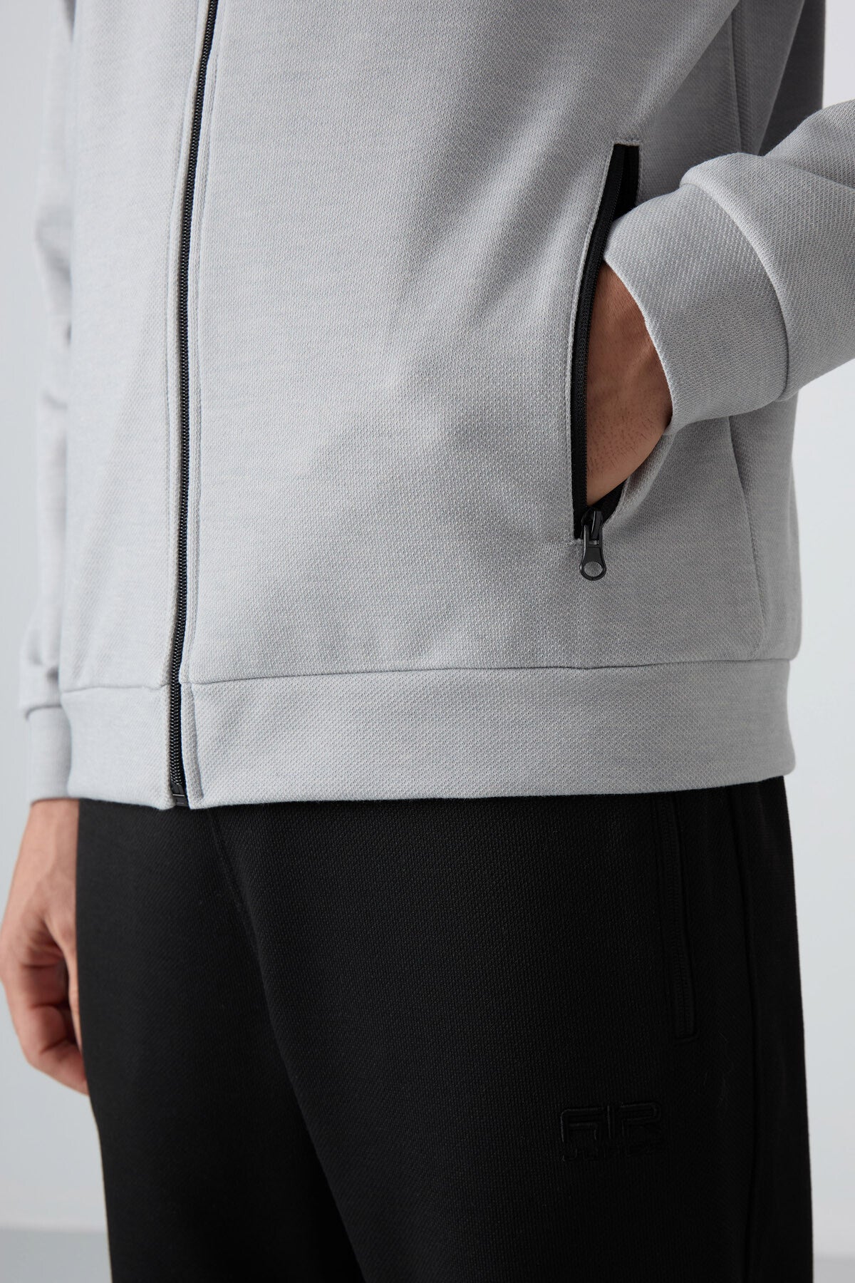 Image of Hugo Grey Melange - Set trening bărbătesc negru Jogger - 85198