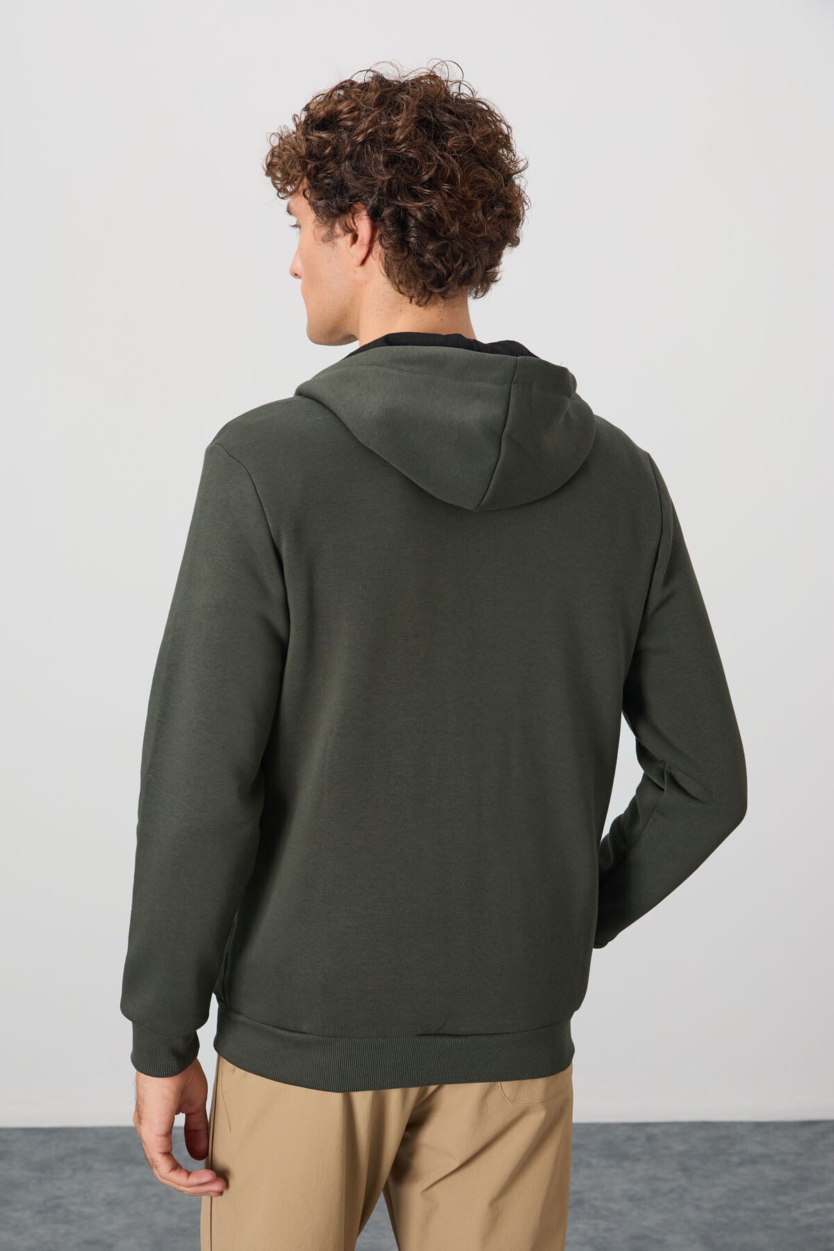 Image of Hanorac Hector Khaki Brushed pentru bărbați - 88139
