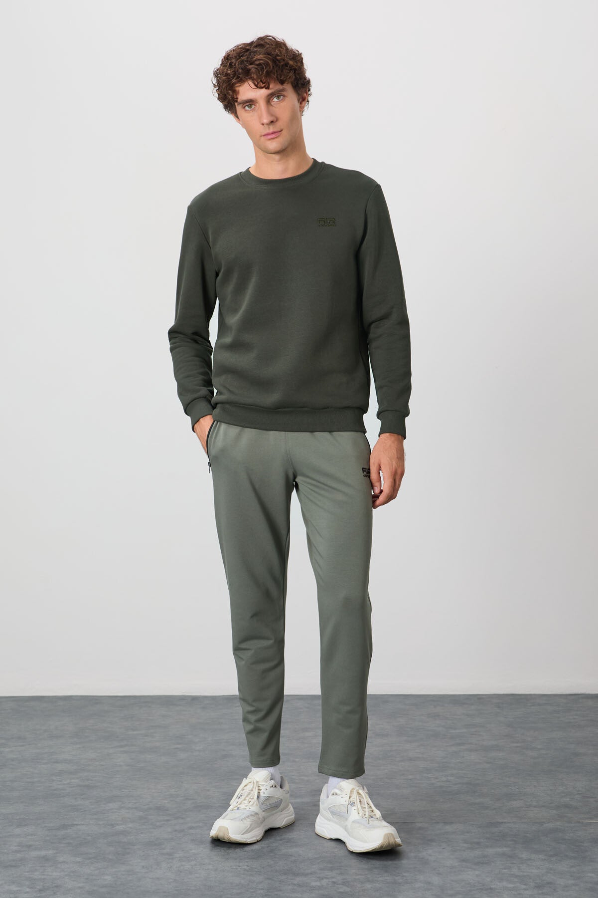 Image of Omar Haki Şardonlu Erkek Sweatshirt - 88137
