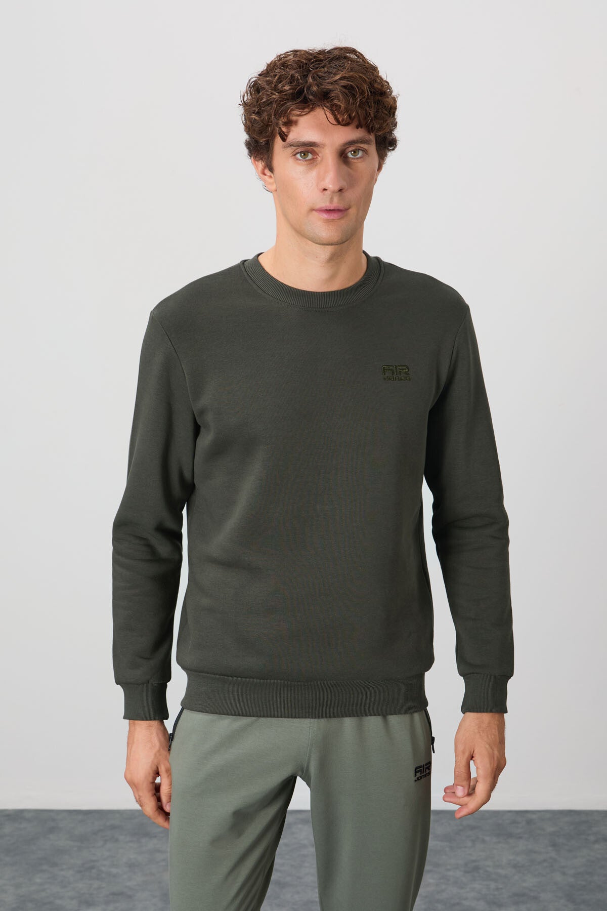 Image of Omar Haki Şardonlu Erkek Sweatshirt - 88137