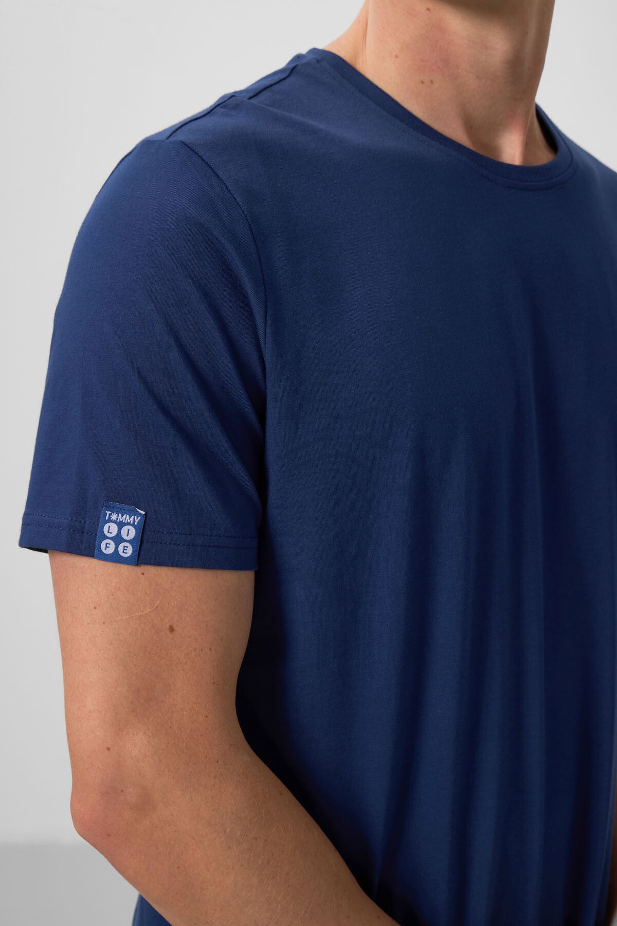Image of İndigo Erkek Basic Kısa Kol Standart Kalıp O Yaka T-shirt - 87911