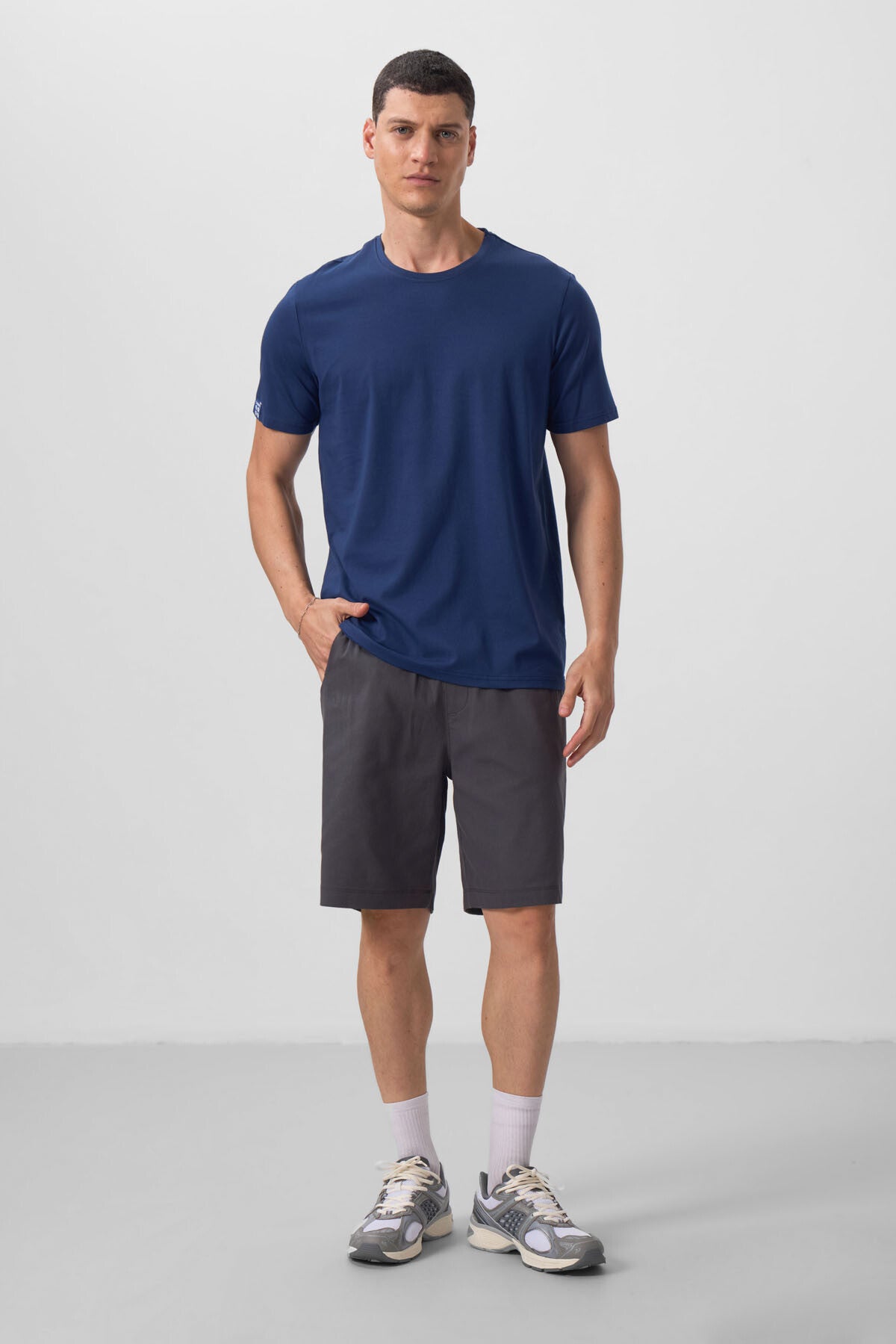 Image of İndigo Erkek Basic Kısa Kol Standart Kalıp O Yaka T-shirt - 87911