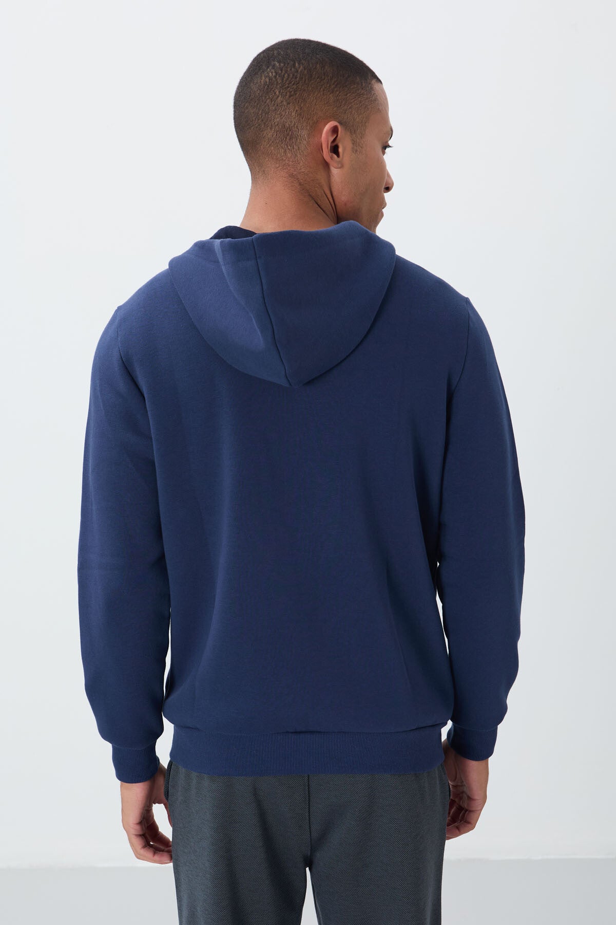 Image of Hector İndigo Şardonlu Erkek Sweatshirt - 88139