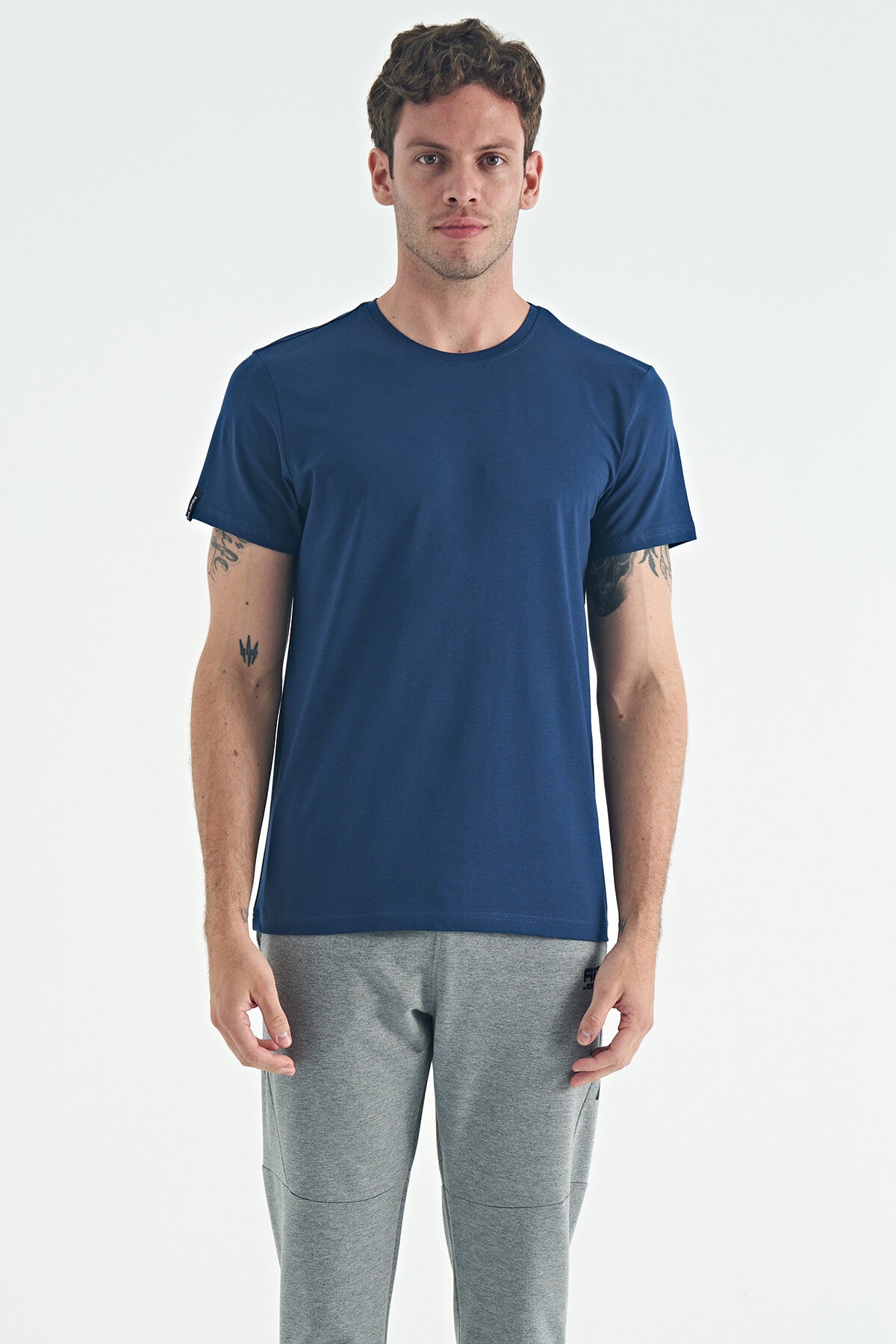 Image of Tricou bărbătesc Calvin Indigo Basic - 88245