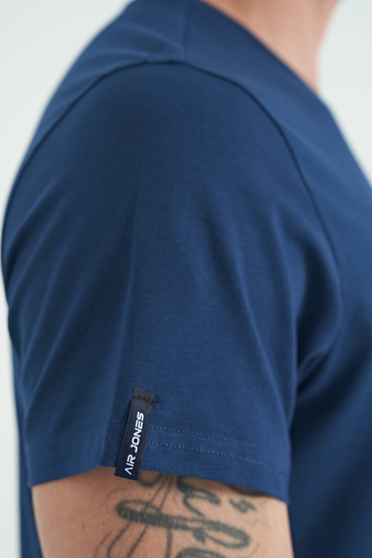Image of Calvin İndigo Basic Erkek T-Shirt - 88245