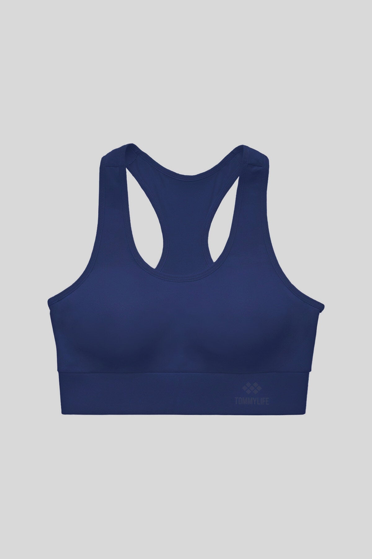 Image of İndigo Sırt Detaylı Dar Kalıp U Yaka Kadın Spor Büstiyer - 97120
