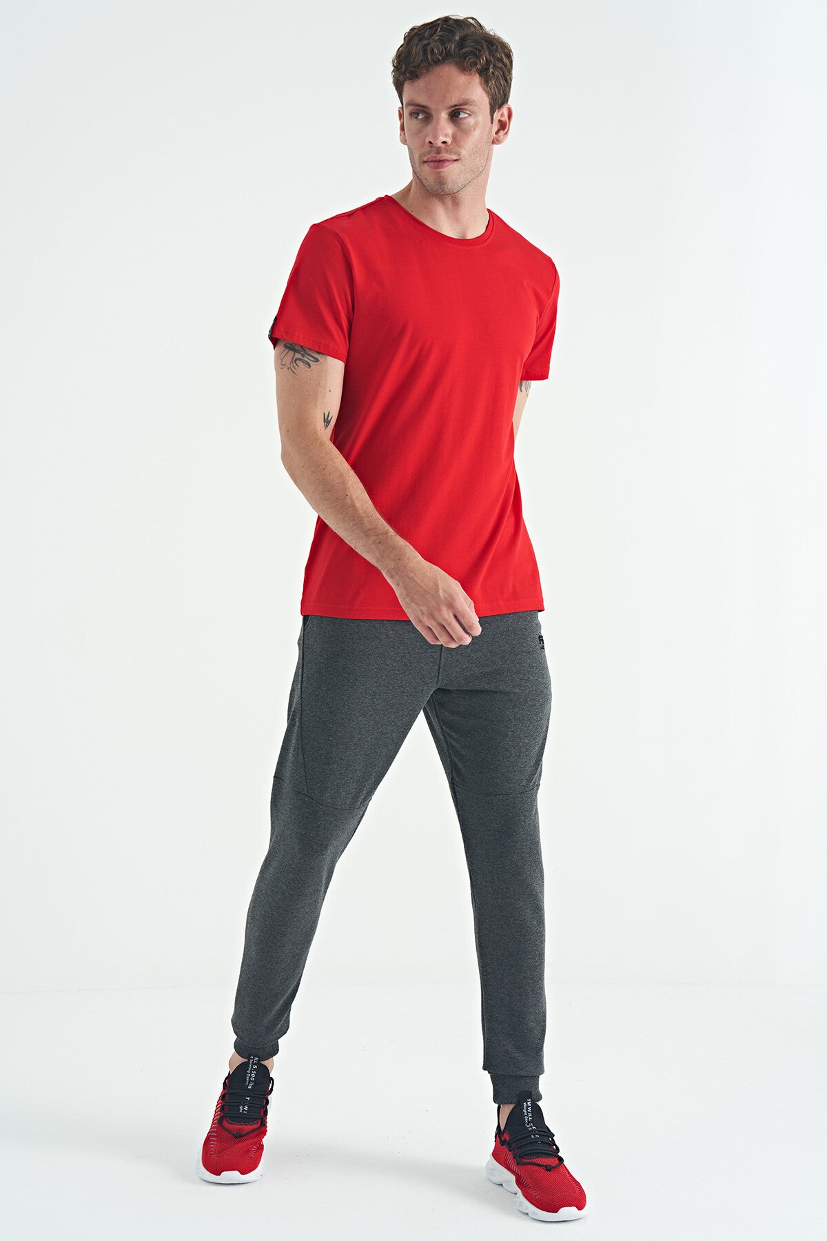 Image of Calvin Kırmızı Basic Erkek T-Shirt - 88245