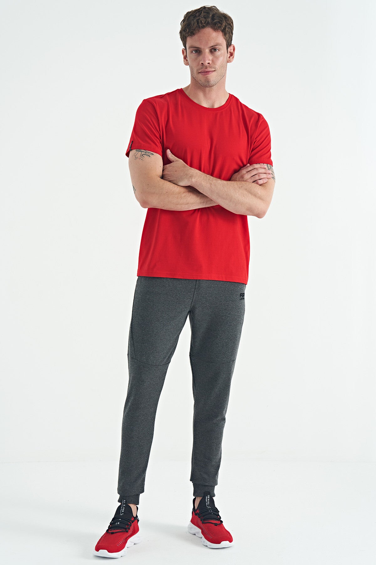 Image of Calvin Kırmızı Basic Erkek T-Shirt - 88245