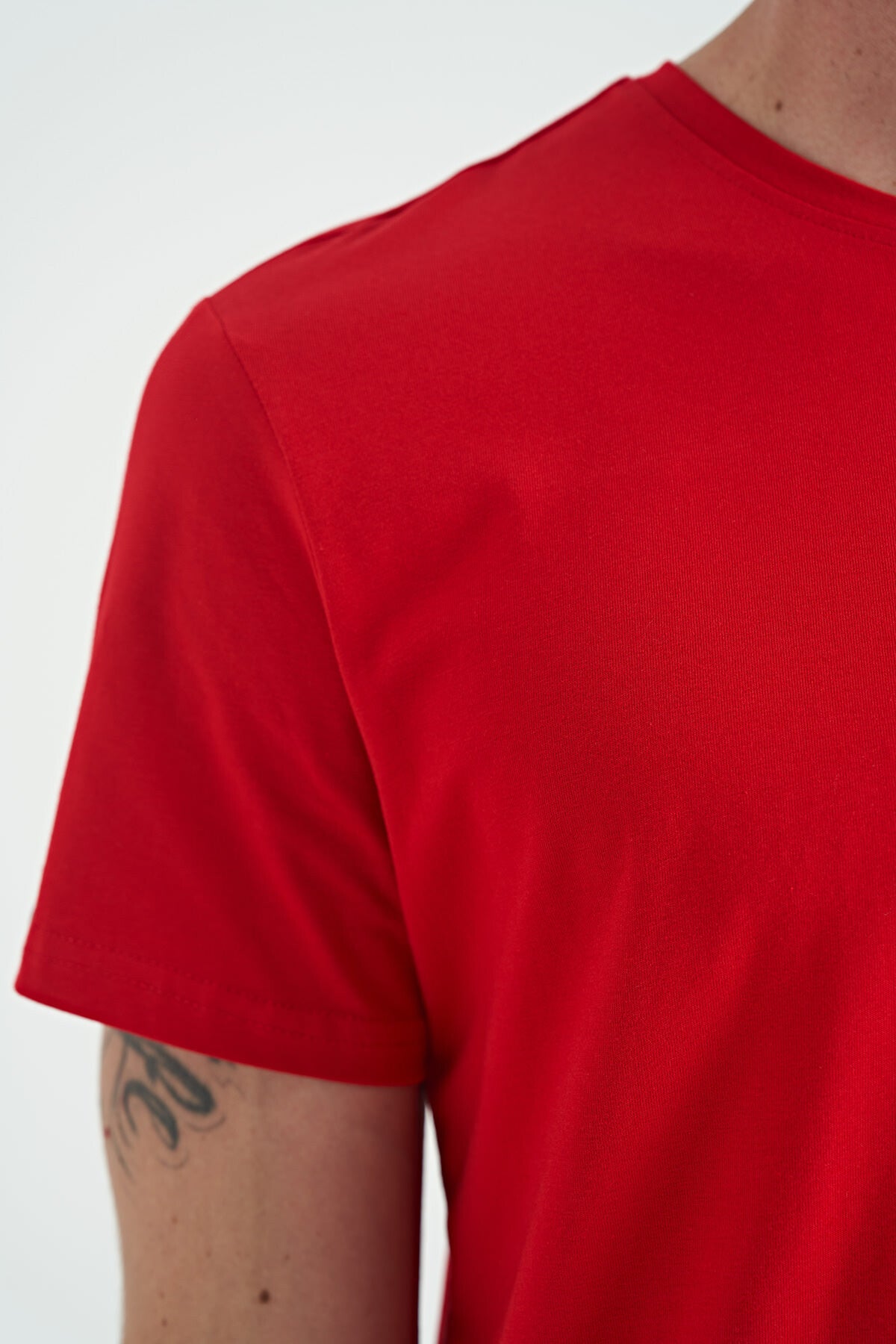 Image of Calvin Kırmızı Basic Erkek T-Shirt - 88245
