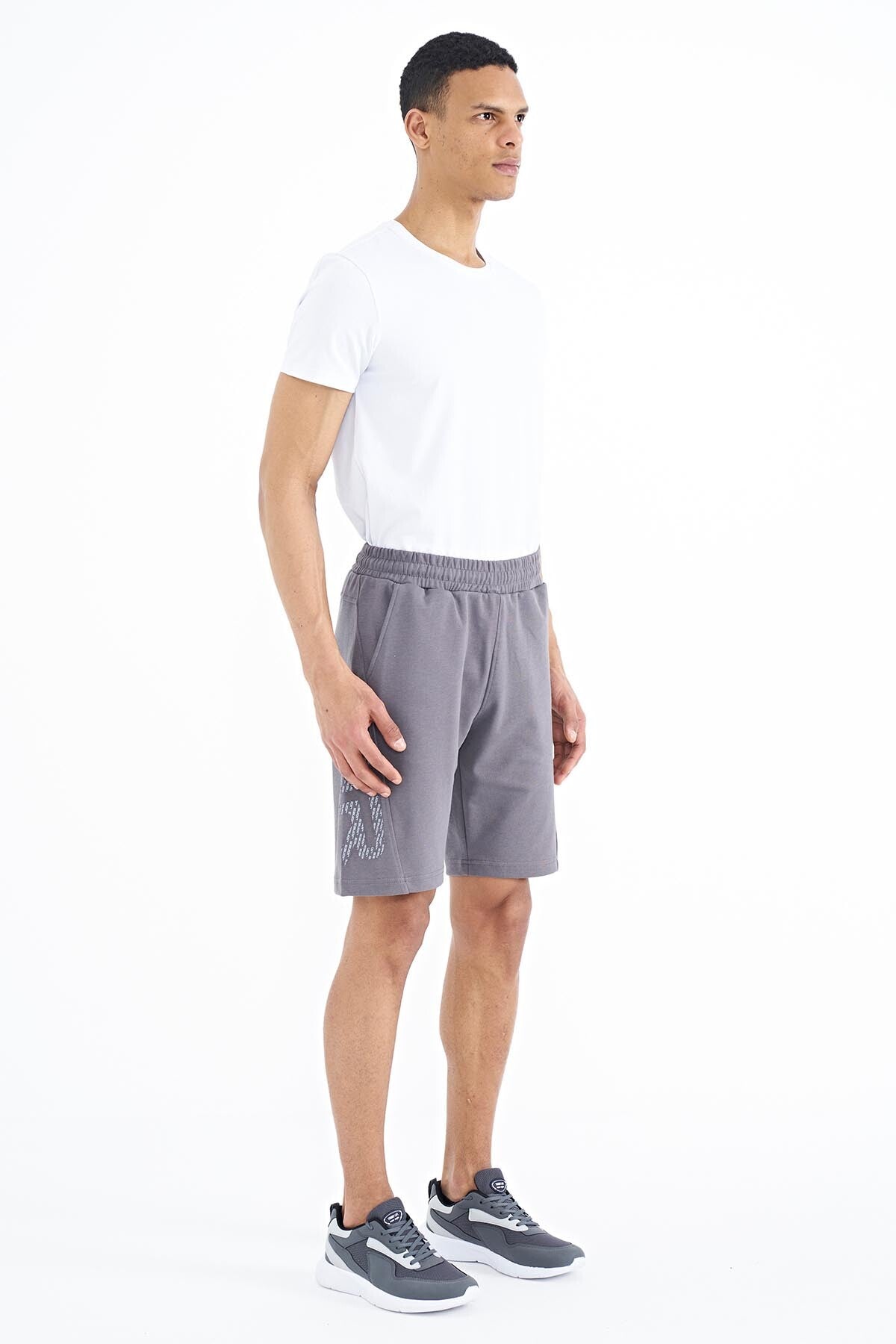 Image of Aldo Koyu Gri Standart Kalıp Erkek Şort - 81242