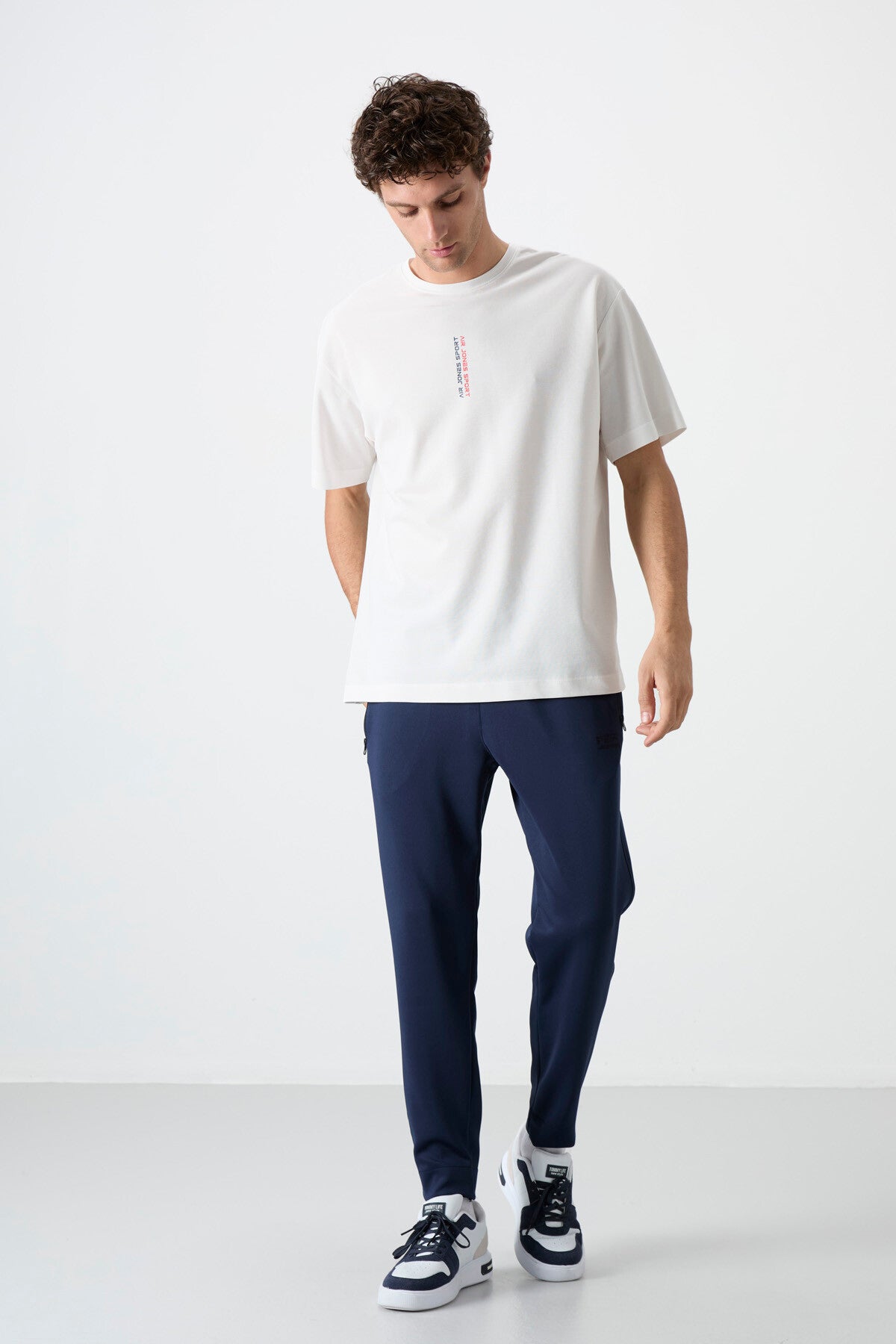 Image of Barton Lacivert Jogger Erkek Eşofman Alt - 84952
