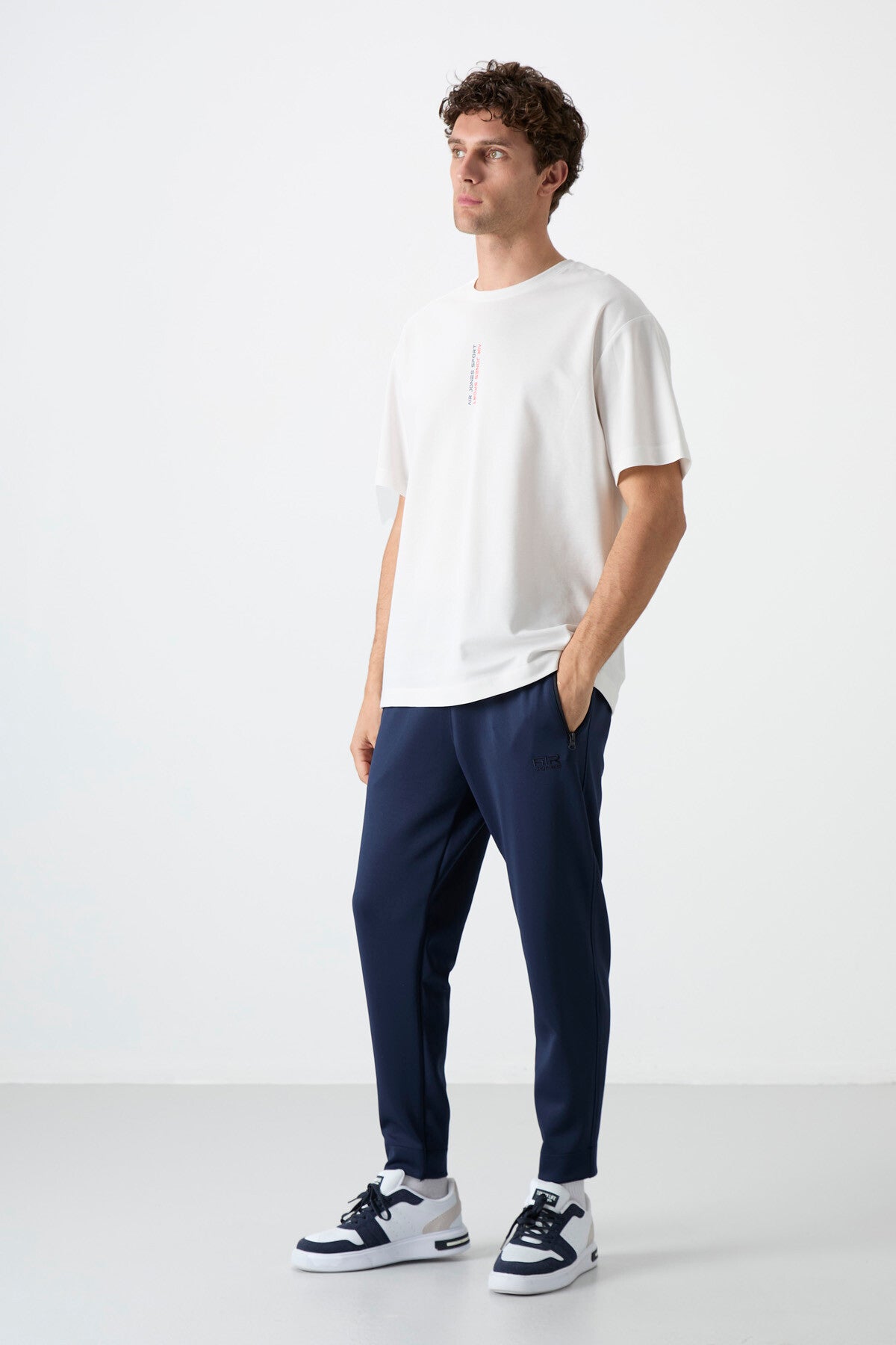 Image of Barton Lacivert Jogger Erkek Eşofman Alt - 84952